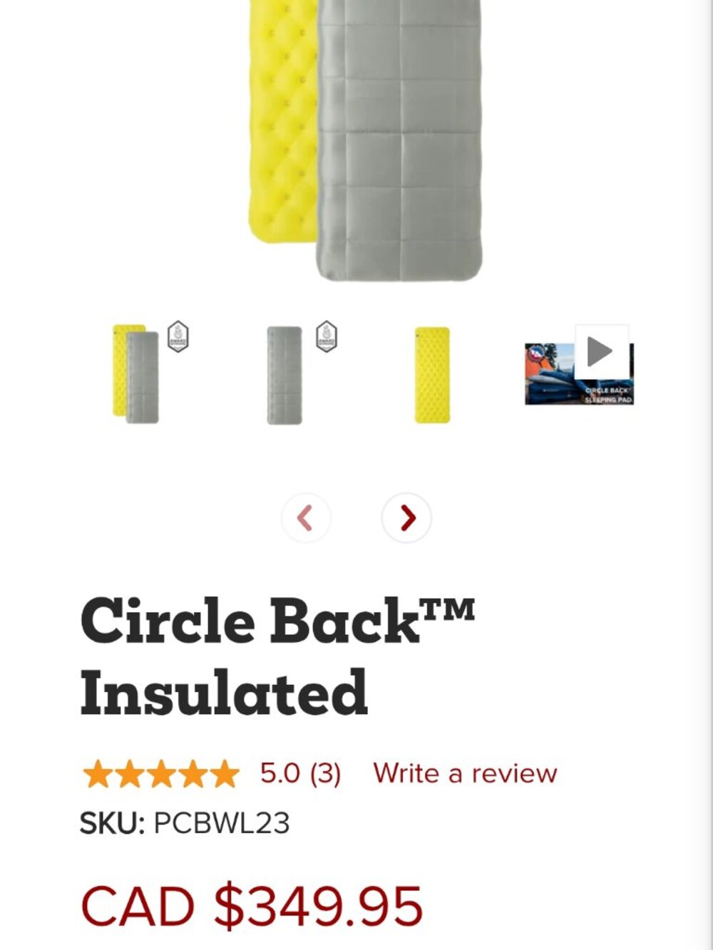 Big angus luxury sleep pad